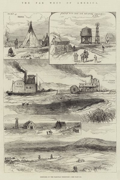 El lejano oeste de América de Sir John Charles Robinson